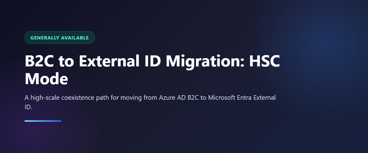 External ID migration path with existing B2C users