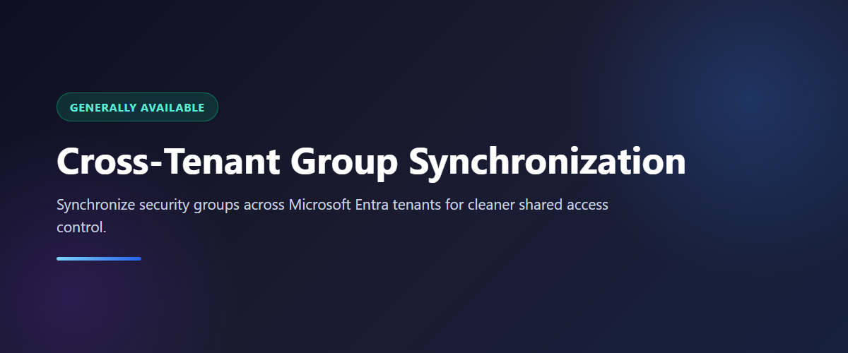 Security groups synchronized across multiple tenants