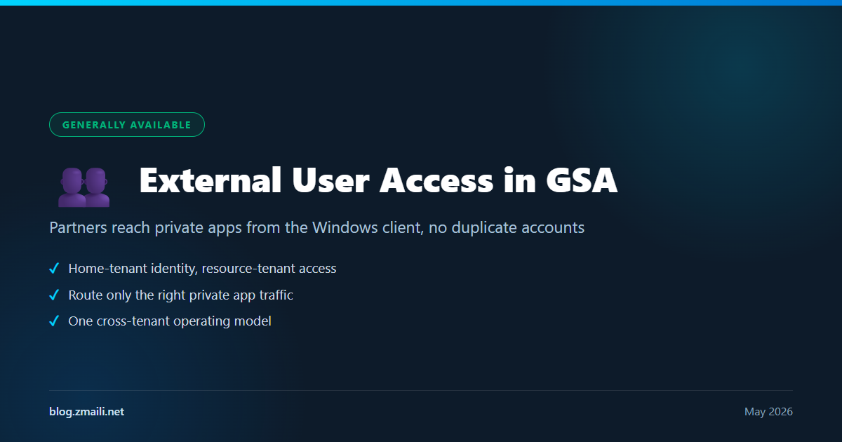 External user access in the GSA Windows client