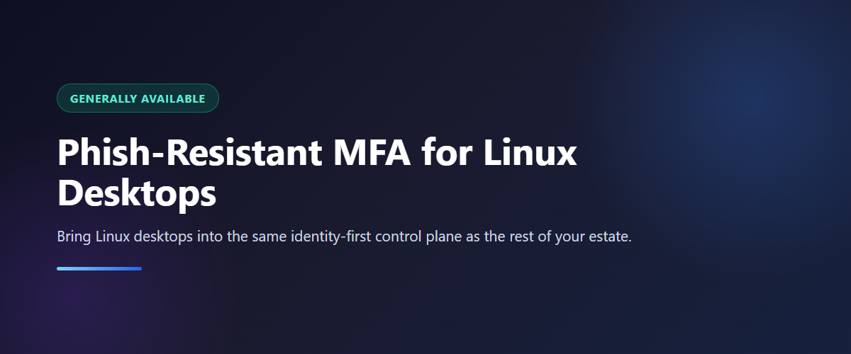 Linux desktop protected by Microsoft Entra sign-in