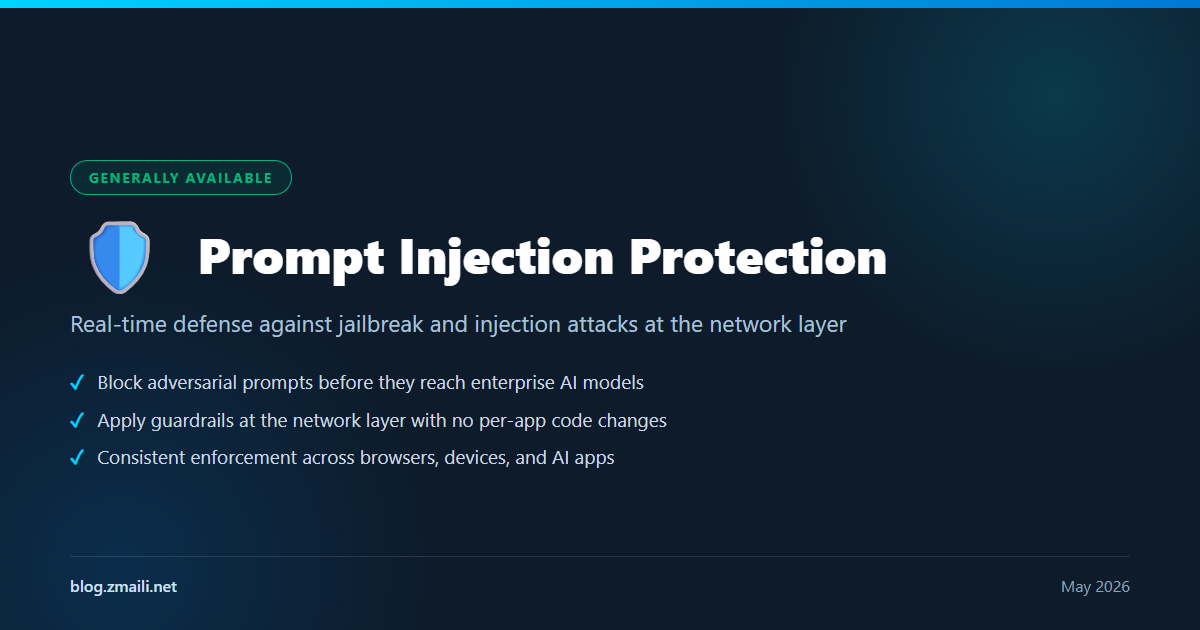 Prompt Injection Protection in AI Gateway